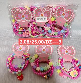 PULSEIRA INFANTIL KIT4PCS-12SAQUINHA/2.00