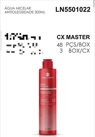 LUA NEVE AGUA MICELAR -12PCS/4.50