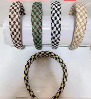 TIARA TECIDO LARGA-12PCS/3.33