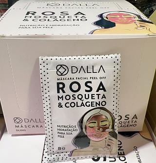DALLA MASCARA FACIAL SACHE ROSA MOSQUETA-60PCS/0.83