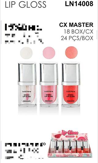 LUANEVE LIP GLOSS-24PCS/6.00