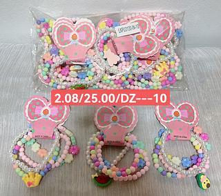 PULSEIRA INFANTIL KIT4PCS-12SAQUINHA/2.00