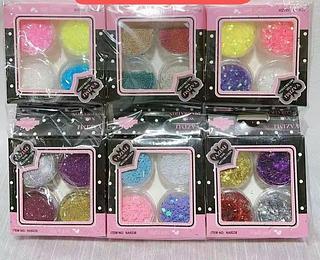 GLITTER NAIL ART 3ML-12CAXINHAS(COM 4PCS)/1.66
