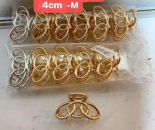 PIRANHA METAL-4.5CM-TAMANHO M-12PCS/1.25