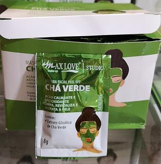 MAXLOVE MASCARA FACIAL SACHE-CHA VERDE-60PCS/0.75