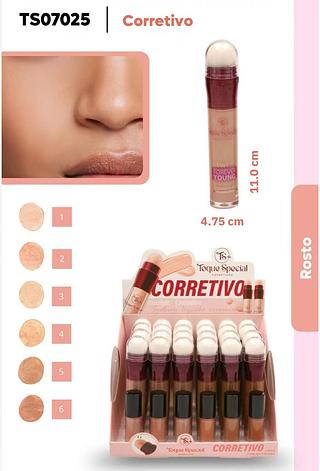 TOQUE ESPECIAL CORRETIVO COM ESPONJO-24PCS/4.00