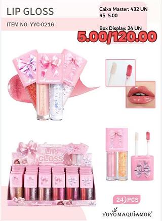 YOYO LIP GLOSS-24PCS/5.00