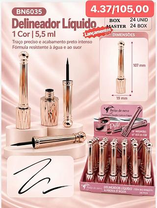 BEIJO DE NEVE DELINEADOR LIQUIDO-24PCS/4.37