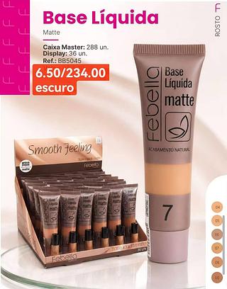 FEBELLA BASE MATTE LIQUIDO-36PCS/6.50