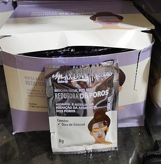 MAXLOVE MASCARA FACIAL SACHE REDUTORA DE POROS 60PCS/0.75