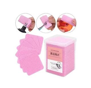 KIT 200 unidades Folhas De Cola De Cílios Mojeie Limpeza Algodão