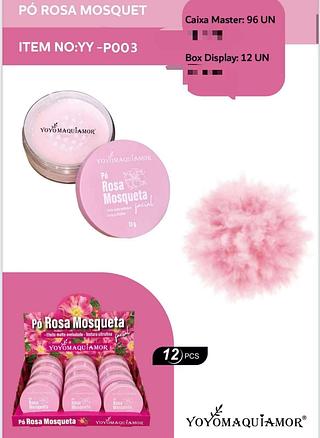 YOYO MAQUIAMOR PO ROSA MOSQUETA-12PCS/4.00
