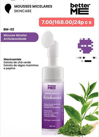 BETTER MOUSSE SABONETE ANTIOLEOSIDADE -24PCS/7.00
