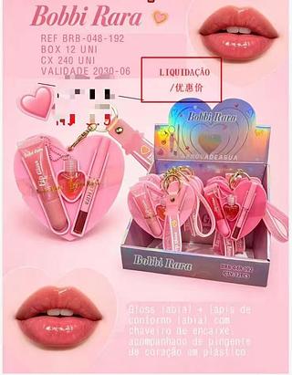 BOBBI RARA KIT DE LIP GLOSS-12PCS/8.00