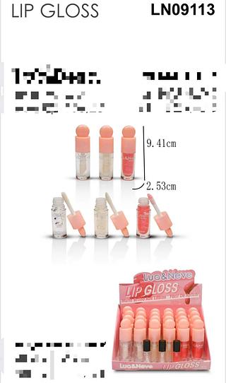 LUANEVE LIP GLOSS-24PCS/5.00
