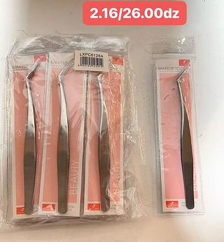 PINCA PARA EXTENSAO DE CILIOS-12PC/2.16