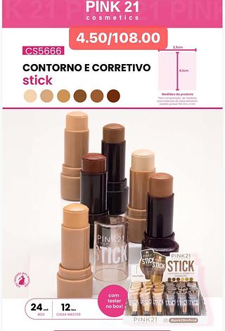 PINK21 CONTORNO E CORRETIVO-24PCS/4.50