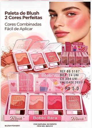bobbi rara PALETA DE BLUSH -24pcs/5.00
