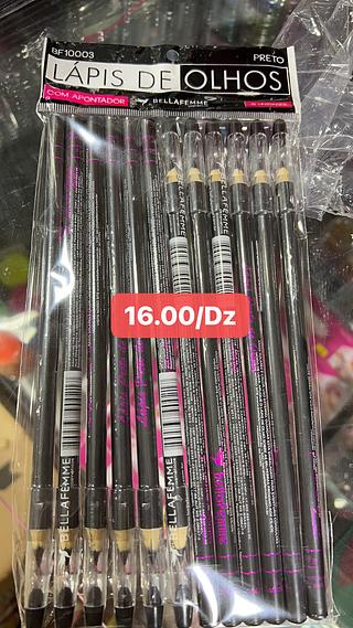 BELLAFEMME LAPIS PRETO-12PCS/1.33