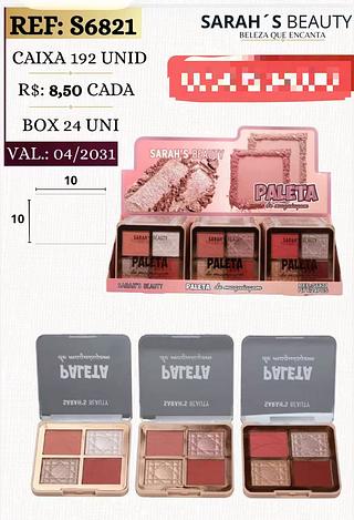 SARAHS BLUSH+ILUMINADOR-24pc/8.50