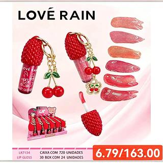 LOVE RAIN LIP GLOSS-6.79/24PCS