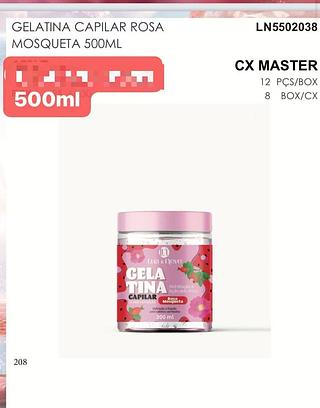 LUANEVE GELATINA CAPILAR ROSA MOSQUITA-12PCS/6.50