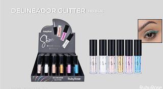 RUBYROSE DELINEADOR GLITTER-36PCS/6.52