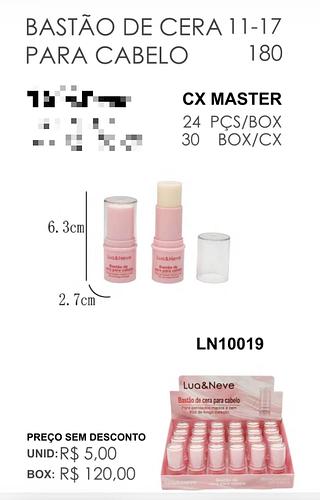 LUANEVE CERA PARA CABELO-24PCS/5.00
