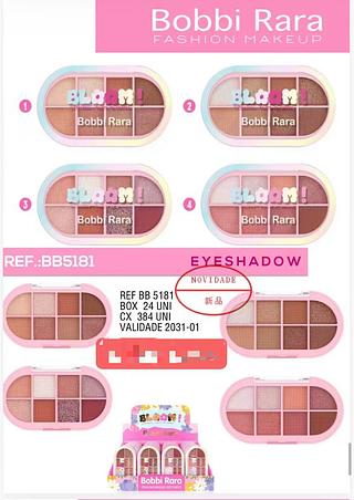 bobbi rara paleta de sombrs-24pcs/5.83