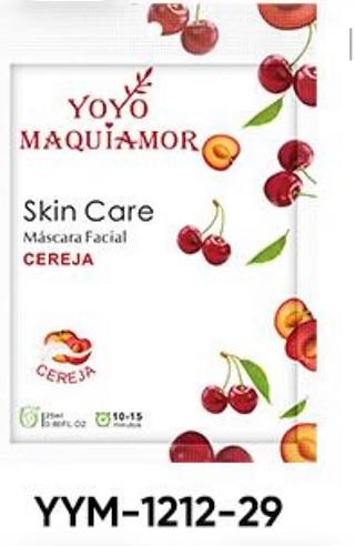 YOYO MASCARA FACIAL CEREJA-20PCS/2.80