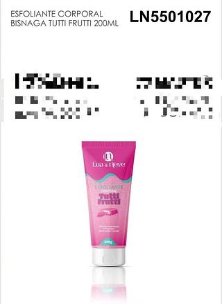 LUA NEVE ESFOLIANTE CORPORAL FRUTTI-12PCS/7.50