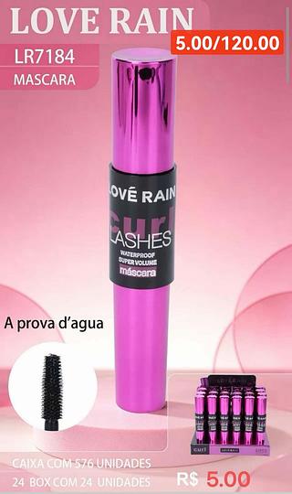 LOVE RAIN mascara de cilios-24pcs/5.00