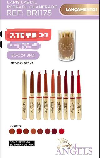 4 ANGELS LAPIS LABIAL RETRATIL-36PCS/2.70
