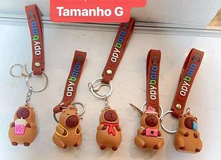 CHAVEIRO DE BORRACHA-TAMANHO G-12PCS/2.50