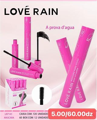 LOVE RAIN MASCARA DE CILIOS -12PCS/5.00
