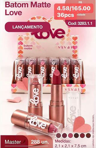 VIVAI BATOM MATTE- love-36PCS/4.58