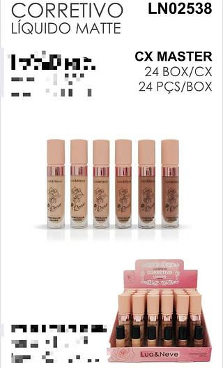 LUANEVE CORRETIVO LIQUUIDO MATTE-24PCS/5.79