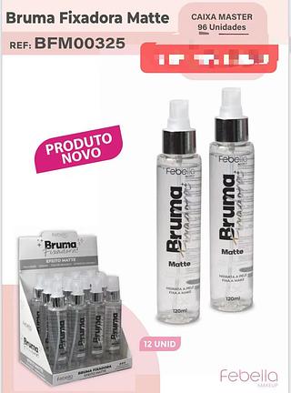 FEBELLA BRUMA FIXADOR MATTE-12PCS/6.83