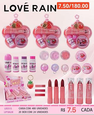 LOVERAIN SWEET LIP KITS -24PCS/7.50
