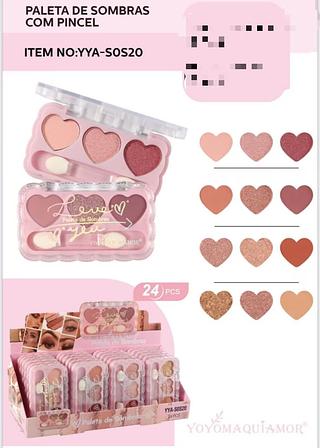 YOYO MAQUIAMOR-PALETA DE SOMBRA-24PCS/4.50
