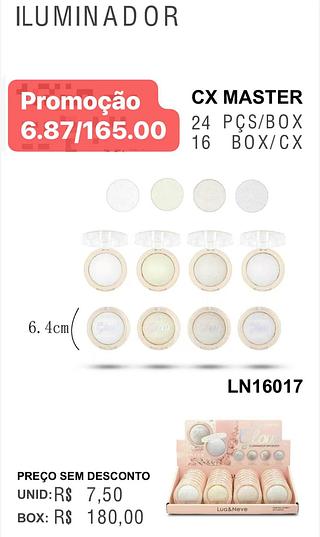 LUANEVE ILUMINADOR-24PCS/6.87