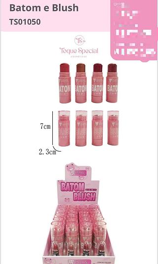 TOQUE SPECIAL BATOM E BLUSH -24PCS/5.20