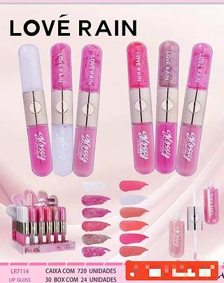LOVE RAIN LIP GLOSS-/24PCS-6.00