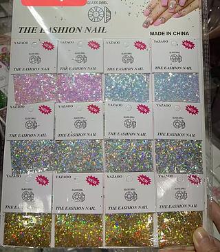 KIT GLITTER DECORACAO DE UNHAS-7.00CT