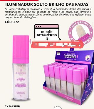 MIA MAKE ILUMINADOR SOLTO BRILHO DAS FADAS-24PCS/5.00