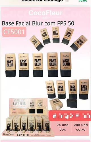 COCOFLEUR BASE LIQUIDO-24PCS/8.95