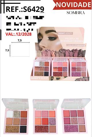 SARAHS PALETA DE SOMBRA-24PCS/6.50