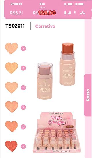 TOQUE SPECIAL CORRETIVO EM BASTAO -24PCS/5.20