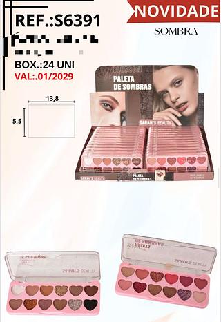 SARAHS PALETA DE SOMBRAS -24PCS/7.00