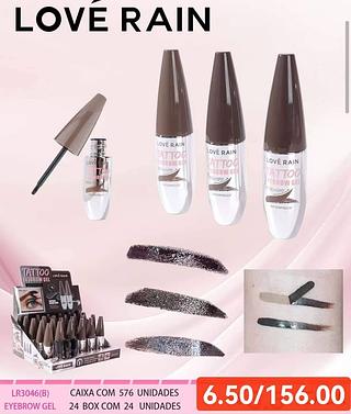 LOVE RAIN TATTO- EYEBROW GEL-24PCS/6.50